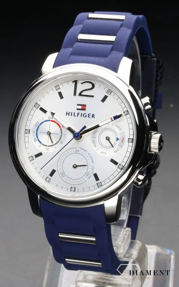 Tommy Hilfiger Claudia White Dial Blue Steel Strap Watch for Women - 1781746 Buy Now By Tommy Hilfiger