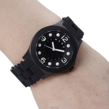 Marc Jacobs Pelly Black Dial Black Silicone Strap Watch for Women - MBM2507 Buy Now By Marc Jacobs