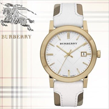 Burberry The City White Dial White Leather Strap Watch for Women - BU9015 Buy Now By Burberry