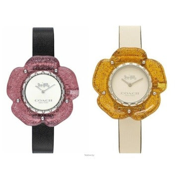 Coach Perry White Dial Beige Leather Strap Watch for Women - 14503050 Buy Now By Coach