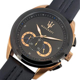 Maserati Traguardo 45mm Black Dial Watch Black Strap For Men - R8871612025 Buy Now By Maserati
