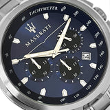 Maserati Successo Chronograph Blue Dial Silver Steel Strap Watch For Men - R8873621002 Buy Now By Maserati