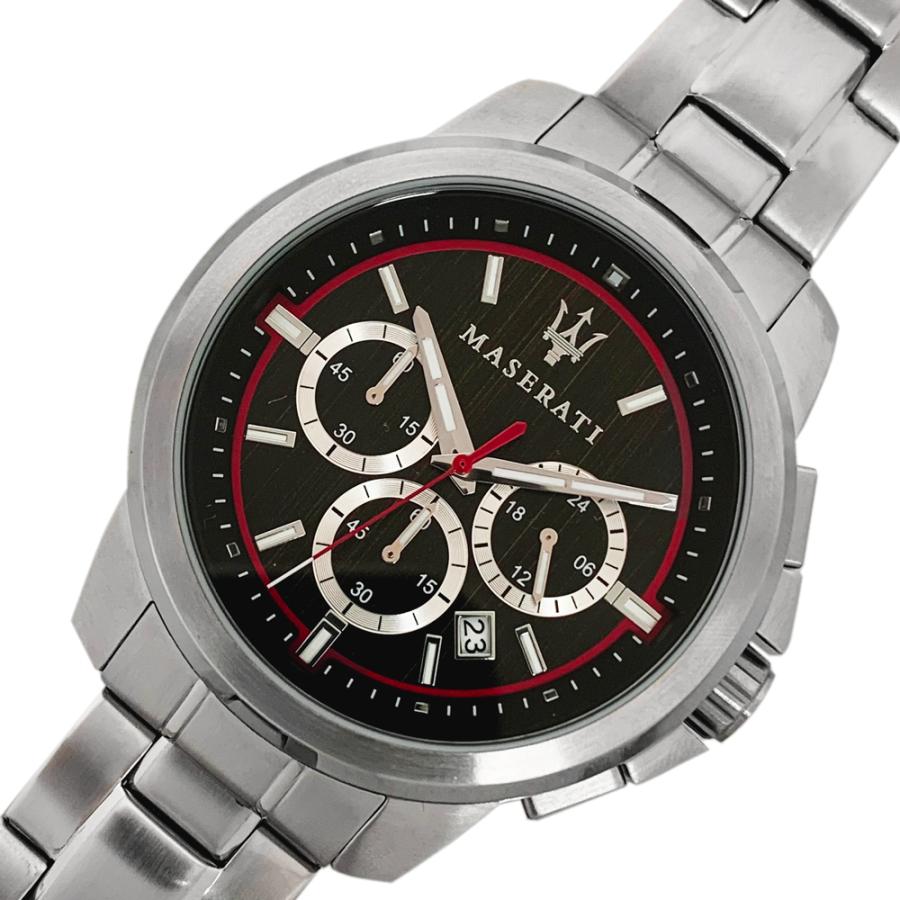 Maserati Successo Chronograph Black Dial Silver Steel Strap Watch For Men - R8873621009 Buy Now By Maserati