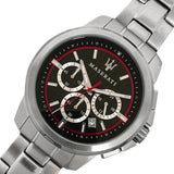 Maserati Successo Chronograph Black Dial Silver Steel Strap Watch For Men - R8873621009 Buy Now By Maserati