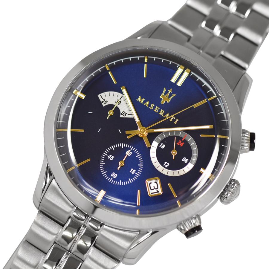 Maserati Ricordo Chronograph Blue Dial Silver Steel Strap Watch For Men - R8873633001 Buy Now By Maserati
