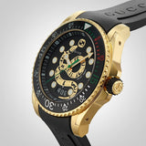 Gucci Dive Quartz Black Dial Black Rubber Strap Watch For Men - YA136219 Buy Now By Gucci