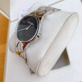 Calvin Klein Snake Black Dial Silver Steel Strap Watch For Women - K6E23141 Buy Now By Calvin Klein