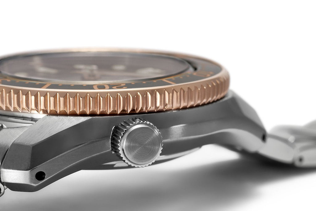 Seiko Prospex Sea Diver Automatic Brown Dial Silver Steel Strap Watch For Men - SPB240J1 Buy Now By Seiko