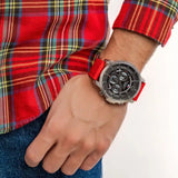 Tommy Hilfiger Luca Chronograph Grey Dial Red Silicone Strap Watch For Men - 1710490 Buy Now By Tommy Hilfiger