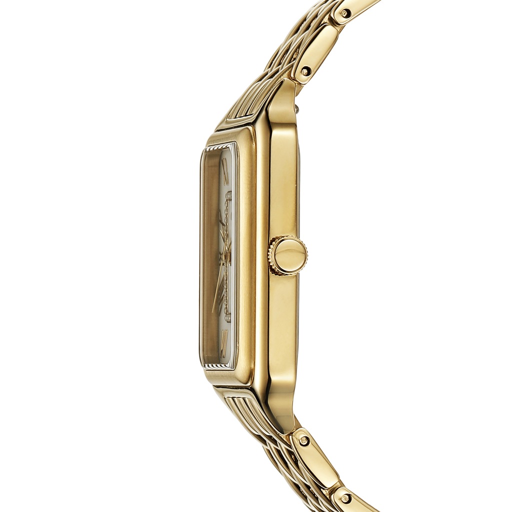 Fossil Raquel Three Hand Mother of Pearl Dial Gold Steel Strap Watch For Women - ES5304 Buy Now By Fossil