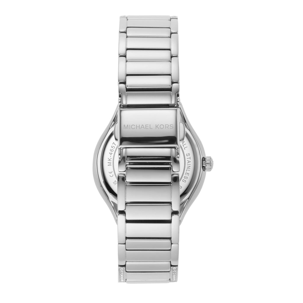 Michael Kors Sylvia Mother of Pearl Dial Silver Steel Strap Watch For Women - MK4657 Buy Now By Michael Kors