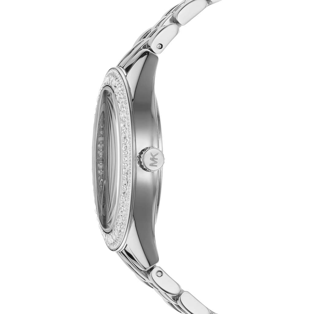 Michael Kors Harlowe Three-Hand Quartz Silver Dial Silver Steel Strap Watch For Women - MK4708 Buy Now By Michael Kors