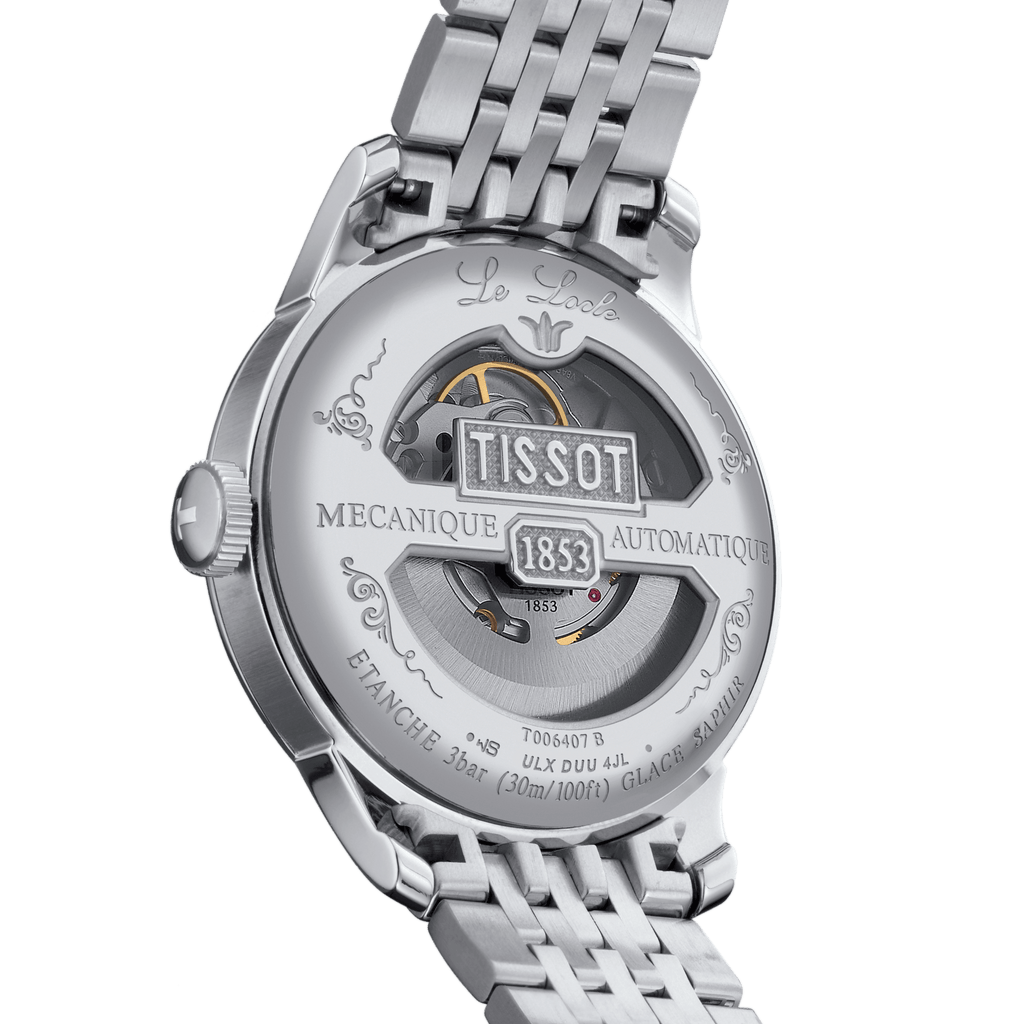 Tissot Le Locle Powermatic 80 Silver Dial Silver Steel Strap Watch for Men - T006.407.11.033.03 Buy Now By Tissot