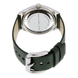 Marc Jacobs Tether Transparent Green Dial Green Leather Strap Watch for Women - MBM1378 Buy Now By Marc Jacobs