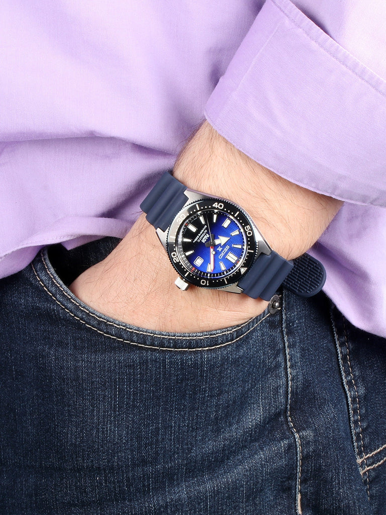 Seiko Prospex PADI Special Edition Divers 200M Blue Dial Blue Rubber Strap Watch For Men - SPB071J1 Buy Now By Seiko