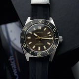 Seiko Prospex 1965 Diver's Modern Re-Interpretation Automatic Brown Dial Black Rubber Strap Watch For Men - SPB147J1 Buy Now By Seiko
