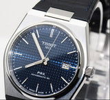 Tissot PRX Powermatic 80 Blue Dial Blue Leather Strap Watch for Men - T137.407.16.041.00 Buy Now By Tissot