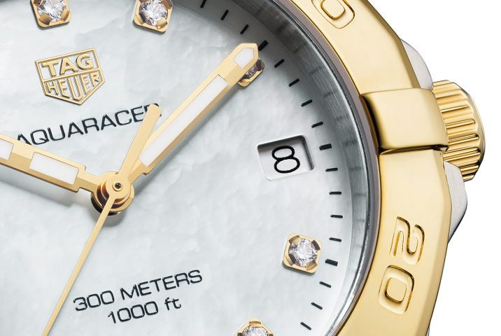 Tag Heuer Aquaracer White Mother of Pearl Dial Watch for Women - WBD1322.BB0320 Buy Now By Tag Heuer