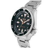 Seiko 5 Sports Automatic Analog Green Dial Silver Steel Strap Watch For Men - SRPD63K1 Buy Now By Seiko