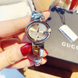 Gucci Guccissima Quartz Silver Dial Silver Steel Strap Watch For Women - YA134502 Buy Now By Gucci