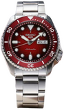 Seiko 5 Sports Mechanical Limited Edition Red Dial Silver Steel Strap Watch For Men - SRPK63K1 Buy Now By Seiko