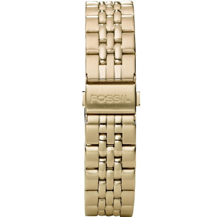 Fossil Boyfriend Chronograph Gold Dial Gold Steel Strap Watch for Women - ES2197 Buy Now By Fossil