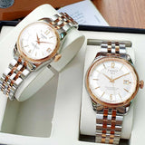 Tissot Ballade Powermatic 80 Mother of Pearl Silver Dial Two Tone Steel Strap Watch For Women - T108.208.22.117.00 Buy Now By Tissot