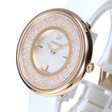 Swarovski Crystalline Pure White Dial White Leather Strap Watch for Women - 5376083 Buy Now By Swarovski