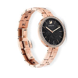 Swarovski Cosmopolitan Black Dial Rose Gold Steel Strap Watch for Women - 5517797 Buy Now By Swarovski