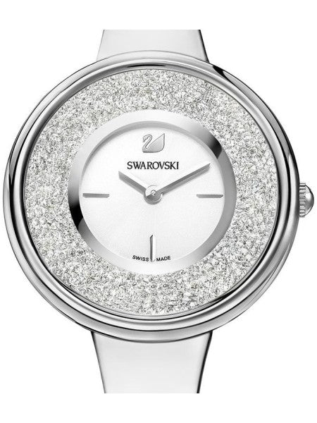Swarovski Crystalline Pure Silver Dial Silver Steel Strap Watch for Women - 5269256 Buy Now By Swarovski