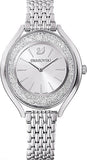 Swarovski Crystalline Aura Silver Dial Silver Steel Strap Watch for Women - 5519462 Buy Now By Swarovski
