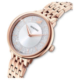 Swarovski Crystalline Chic Analog Silver Dial Rose Gold Steel Strap Watch for Women - 5544590 Buy Now By Swarovski