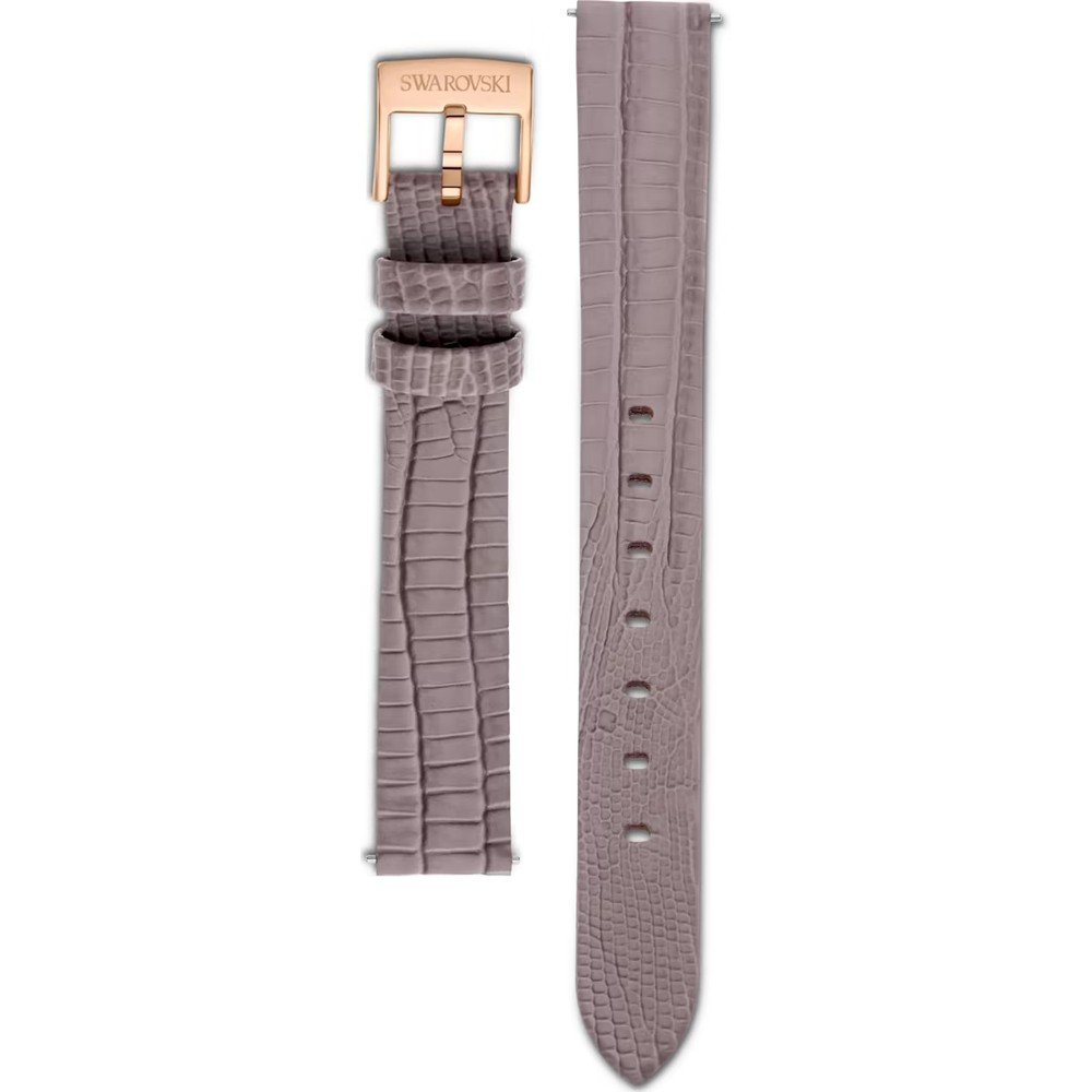 Swarovski Octea Nova Beige Dial Grey Leather Strap Watch for Women - 5649999 Buy Now By Swarovski
