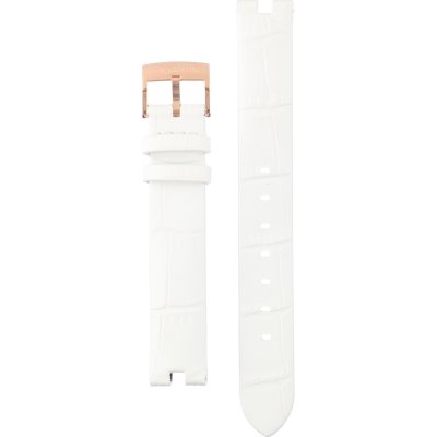 Swarovski Crystal Frost Silver Dial White Leather Strap Watch for Women - 5484070 Buy Now By Swarovski