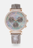 Swarovski Passage Chrono Grey Dial Grey Leather Strap Watch for Women - 5580348 Buy Now By Swarovski