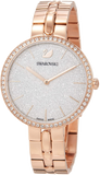 Swarovski Cosmopolitan Diamond Powder Silver Dial Rose Gold Steel Strap Watch for Women - 5517803 Buy Now By Swarovski
