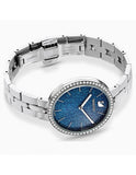Swarovski Cosmopolitan Blue Dial Silver Steel Strap Watch for Women - 5517790 Buy Now By Swarovski