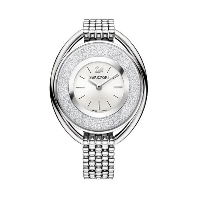 Swarovski Crystalline Aura Silver Dial Silver Steel Strap Watch for Women - 5519462 Buy Now By Swarovski