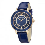 Swarovski Octea Lux Blue Dial Blue Leather Strap Watch for Women - 5414413 Buy Now By Swarovski