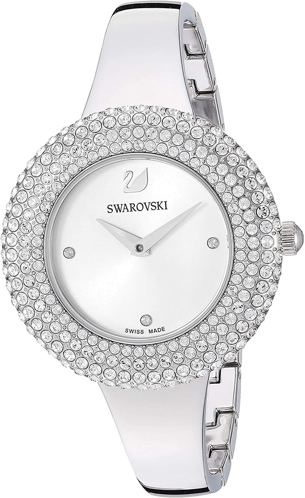 Swarovski Crystal Rose Silver Dial Silver Steel Strap Watch for Women - 5483853 Buy Now By Swarovski