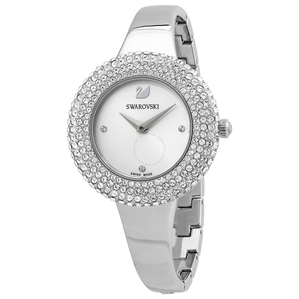 Swarovski Crystal Rose Silver Dial Silver Steel Strap Watch for Women - 5483853 Buy Now By Swarovski