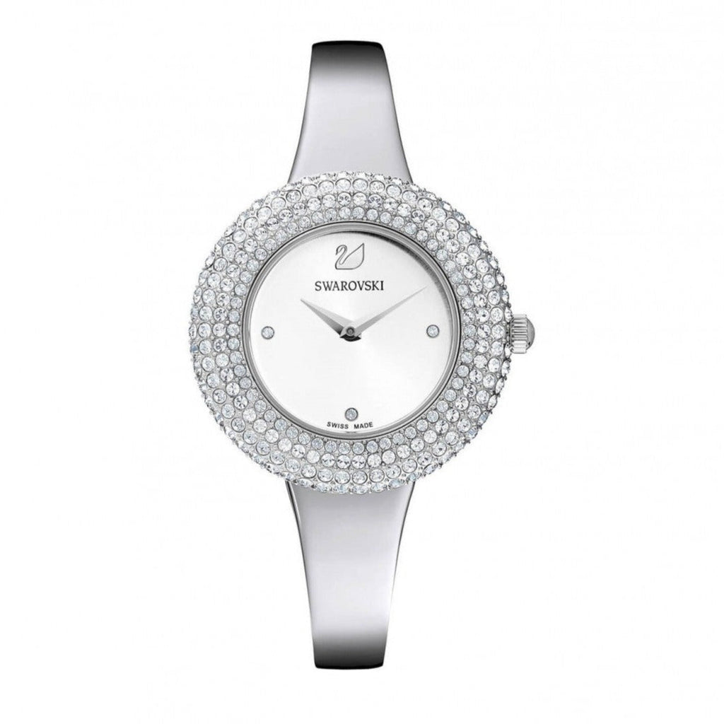 Swarovski Crystal Rose Silver Dial Silver Steel Strap Watch for Women - 5483853 Buy Now By Swarovski