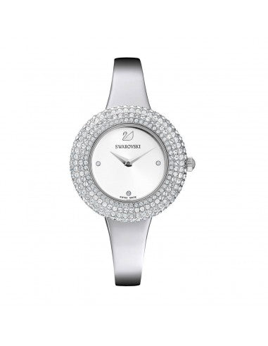 Swarovski Crystal Rose Silver Dial Silver Steel Strap Watch for Women - 5483853 Buy Now By Swarovski