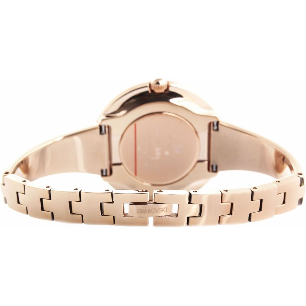 Swarovski Crystalline Pure Black Dial Rose Gold Steel Strap Watch for Women - 5295334 Buy Now By Swarovski