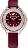 Swarovski Crystalline Aura Red Dial Red Leather Strap Watch for Women - 5558637 Buy Now By Swarovski