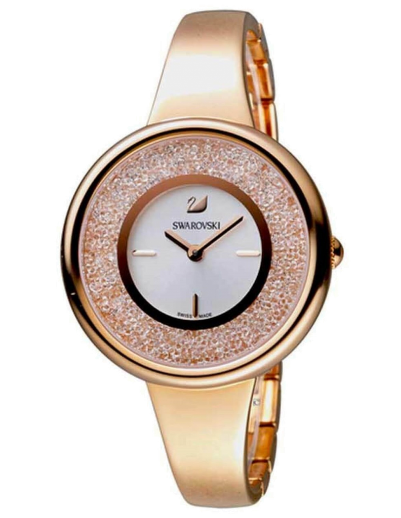 Swarovski Crystalline Bracelet White Dial Rose Gold Steel Strap Watch for Women - 5269250 Buy Now By Swarovski