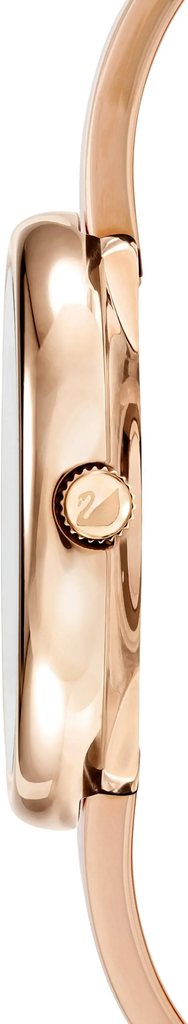 Swarovski Crystalline Pure Black Dial Rose Gold Steel Strap Watch for Women - 5295334 Buy Now By Swarovski