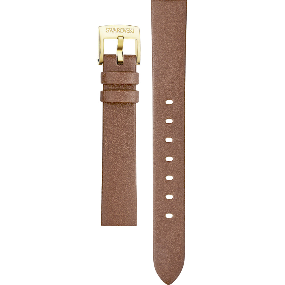 Swarovski Crystalline Pure White Dial Brown Leather Strap Watch for Women - 5275040 Buy Now By Swarovski
