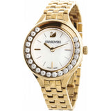 Swarovski Lovely Crystals White Dial Gold Steel Strap Watch for Women - 5242895 Buy Now By Swarovski
