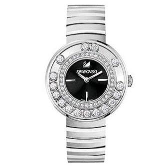 Swarovski Lovely Crystal Black Dial Silver Steel Strap Watch for Women - 1160305 Buy Now By Swarovski